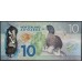 Новая Зеландия 10 долларов 2015 год, полимер пластик (New Zealand 10 dollars 2015, Polymer plastic) P 192 : UNC