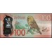 Новая Зеландия 100 долларов 2016 год, полимер пластик (New Zealand 100 dollars 2016, Polymer plastic) P 195 : UNC