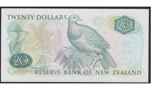 Новая Зеландия 20 долларов 1989-92 (New Zealand 20 dollars 1989-92) P 173c : UNC