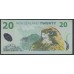 Новая Зеландия 20 долларов 2004 год, полимер пластик (New Zealand 20 dollars 2004, Polymer plastic) P 187b: UNC