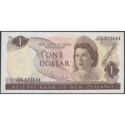 Новая Зеландия 1 доллар (1967-81) (New Zealand 1 dollar (1967-81)) P 163d : UNC-