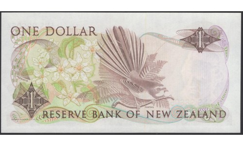 Новая Зеландия 1 доллар 1989-92 (New Zealand 1 dollar 1989-92) P 169c : UNC