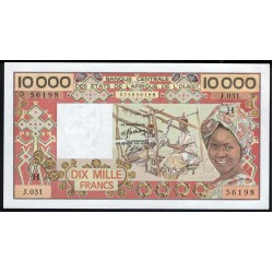 Нигер 10000 франков (1977-1992) (NIGER 10000 francs (1977-1992)) P 609Hh : UNC