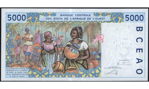 Нигер 5000 франков 2003 (NIGER 5000 francs 2003) P 613Hl : UNC