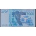 Нигер 2000 франков 2004 (NIGER 2000 francs 2004) P 616Hb: UNC