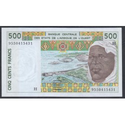 Нигер 500 франков 1995 года (NIGER 500 francs 1995) P 610He: UNC