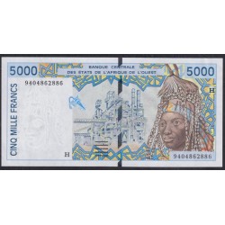 Нигер 5000 франков 1994 (NIGER 5000 francs 1994) P 613b : UNC