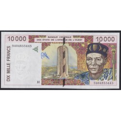 Нигер 10000 франков 1994 год, 9404855445 (NIGER 10000 francs 1995) P 614Hb: UNC