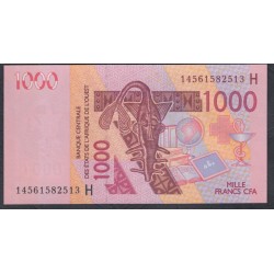 Нигер 1000 франков 2014 (NIGER 1000 francs 2014) P 615Hn: UNC