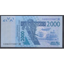 Нигер 2000 франков 2014 (NIGER 2000 francs 2014) P 616Hn: UNC