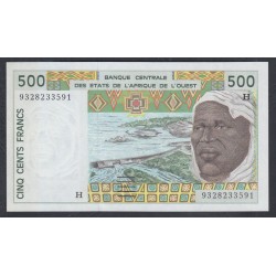 Нигер 500 франков 1993 года (NIGER 500 francs 1993) P 610Hс: UNC