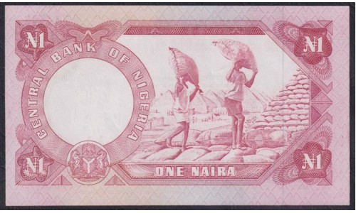 Нигерия 1 найра (1973-78) (NIGERIA 1 naira (1973-78)) P 15b : UNC