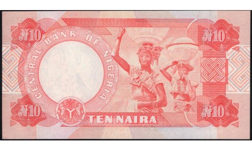 Нигерия 10 найра 2001 (NIGERIA 10 naira 2001) P 25f : UNC