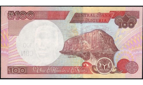 Нигерия 100 найра 2011 (NIGERIA 100 naira 2011) P 28k : UNC