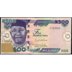 Нигерия 500 найра 2010 (NIGERIA 500 naira 2010) P 30i : UNC