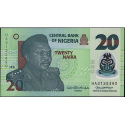 Нигерия 20 найра 2021 (NIGERIA 20 naira 2021) P 34 : UNC