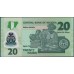 Нигерия 20 найра 2018, серия DY (NIGERIA 20 naira 2018, prefix DY) P 34n : UNC