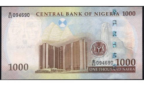 Нигерия 1000 найра 2005 (NIGERIA 1000 naira 2005) P 36а : UNC