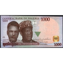 Нигерия 1000 найра 2010 (NIGERIA 1000 naira 2010) P 36е : UNC