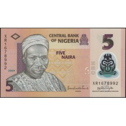 Нигерия 5 найра 2009 (NIGERIA 5 naira 2009) P 38b : UNC