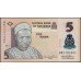 Нигерия 5 найра 2013, серия BB (NIGERIA 5 naira 2013, prefix BB) P 38d : UNC