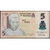 Нигерия 5 найра 2013, серия WK (NIGERIA 5 naira 2013, prefix WK) P 38d : UNC