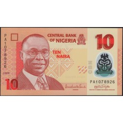 Нигерия 10 найра 2009 (NIGERIA 10 naira 2009) P 39а : UNC