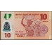 Нигерия 10 найра 2017, бледная (NIGERIA 10 naira 2017) P 39h : UNC