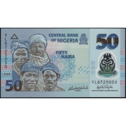 Нигерия 50 найра 2009 (NIGERIA 50 naira 2009) P 40а(1) : UNC