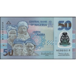 Нигерия 50 найра 2011 (NIGERIA 50 naira 2011) P 40c : UNC
