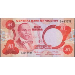 Нигерия 1 найра (1979-84) (NIGERIA 1 naira (1979-84)) P 19a : UNC