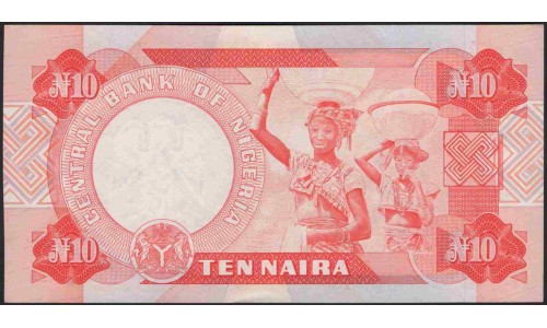 Нигерия 10 найра (1984-2000) (NIGERIA 10 naira (1984-2000)) P 25c : UNC