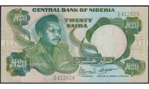Нигерия 20 найра (1984-2000) (NIGERIA 20 naira (1984-2000)) P 26e : UNC