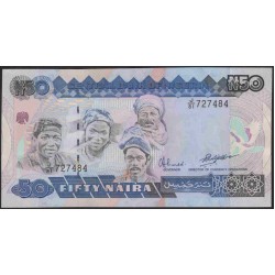 Нигерия 50 найра (1984-2000) (NIGERIA 50 naira (1984-2000) P 27b : UNC