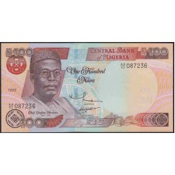 Нигерия 100 найра 1999 (NIGERIA 100 naira 1999) P 28a : UNC