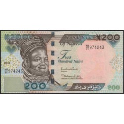 Нигерия 200 найра 2010 (NIGERIA 200 naira 2010) P 29i(2) : UNC