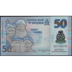Нигерия 50 найра 2009 (NIGERIA 50 naira 2009) P 40а(2-1) : UNC