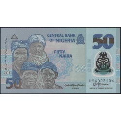 Нигерия 50 найра 2018 (NIGERIA 50 naira 2018) P 40 : UNC
