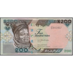 Нигерия 200 найра 2021 (NIGERIA 200 naira 2021) P 29 : UNC