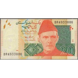 Пакистан 20 рупий 2010 (Pakistan 20 rupees 2010) P 55d : Unc