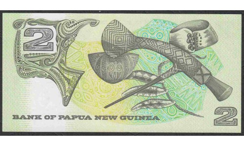 Папуа Новая Гвинея 2 кина 1981 год (Papua New Guinea 2 Kina 1981) P 5с:  UNC