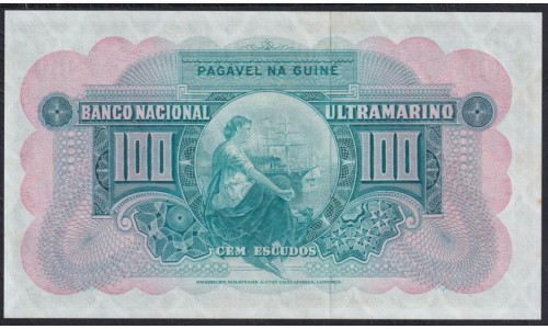 Португальская Гвинея 100 эскудо 30.06.1964 года (PORTUGUESE GUINEA 100 Escudos  Banco Nacional Ultramarino 30.06.1964) P 41: UNC