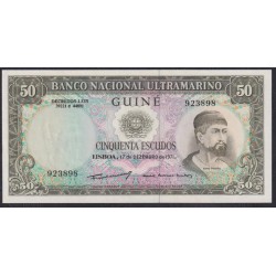 Португальская Гвинея 50 эскудо 17.12.1971 года (PORTUGUESE GUINEA 50 Escudos  Banco Nacional Ultramarino 17/12.1971) P 44a(3): UNC