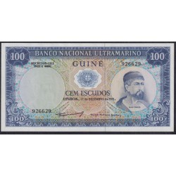 Португальская Гвинея 100 эскудо 17.12.1971 года (PORTUGUESE GUINEA 100 Escudos  Banco Nacional Ultramarino 17/12.1971) P 45a(2): UNC