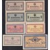 Россия, полный комплект казначейских билетов от 1 копейки до 50 копеек 1915-17 года (1-50 kopeks  1915-17) P 24-31: UNC-/UNC