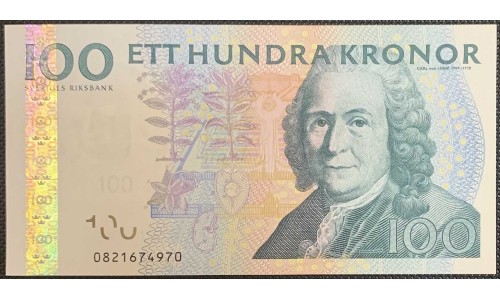 Швеция 100 крон 2010 (Sweden 100 kronor 2010) P 65c : UNC