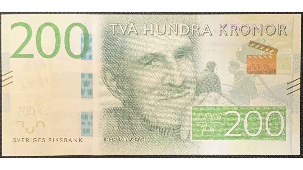 200 крон в рублях. 10 Шведских крон.