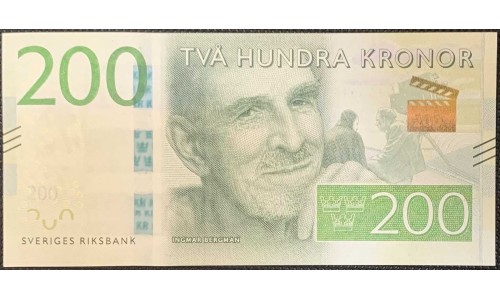 Швеция 200 крон (2015) (Sweden 200 kronor (2015)) P 72 : UNC