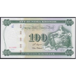 Швеция 100 крон 2005 года, в БУКЛЕТЕ, 013469 (Sweden 100 kronor 2005) P 68: UNC