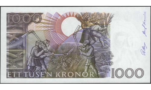 Швеция 1000 крон 1991 (Sweden 1000 kronor 1991) P 60 : UNC